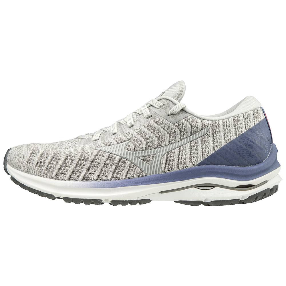 Sapatilhas Running Mizuno Wave Rider 24 WAVEKNIT™ - Mulher - Cinzentas/Branco - APSMF9531